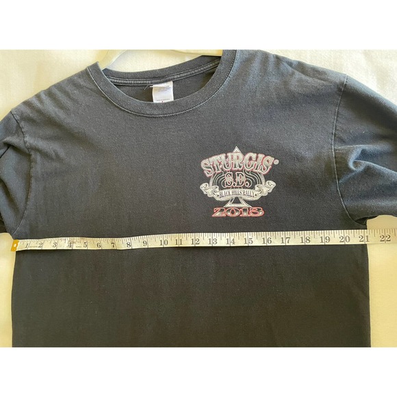 VTG Sturgus 2013 Black Hills Rally Motorcycle Long Sleeve T-Shirt Men’s Size‎ L - Picture 4 of 9